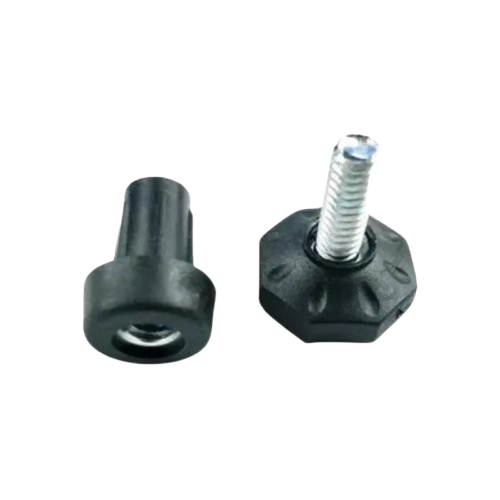 Sapata Pé Nivelador 1/4 com Rosca Metálica